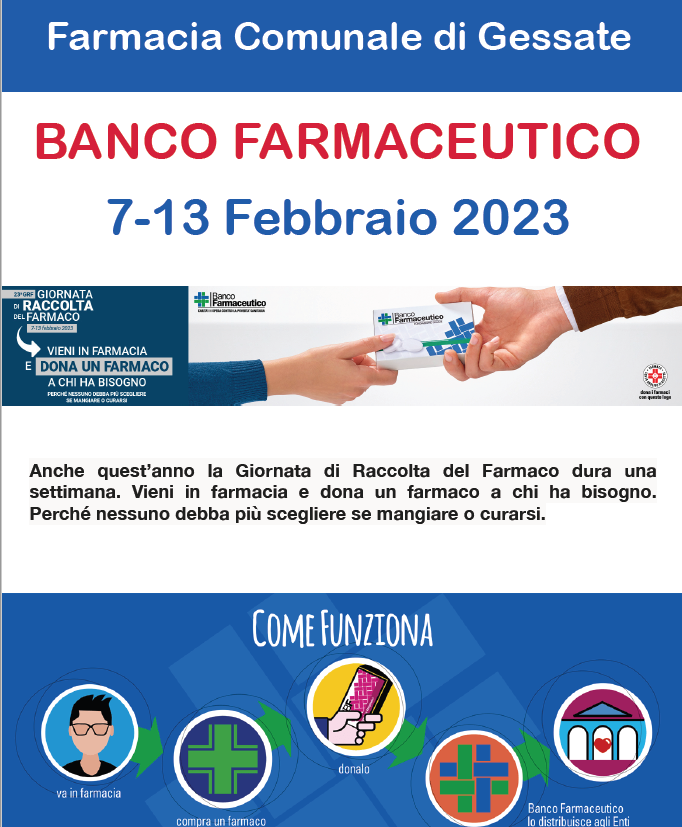 Banco Farmaceutico 8 - 14 Febbraio 2022