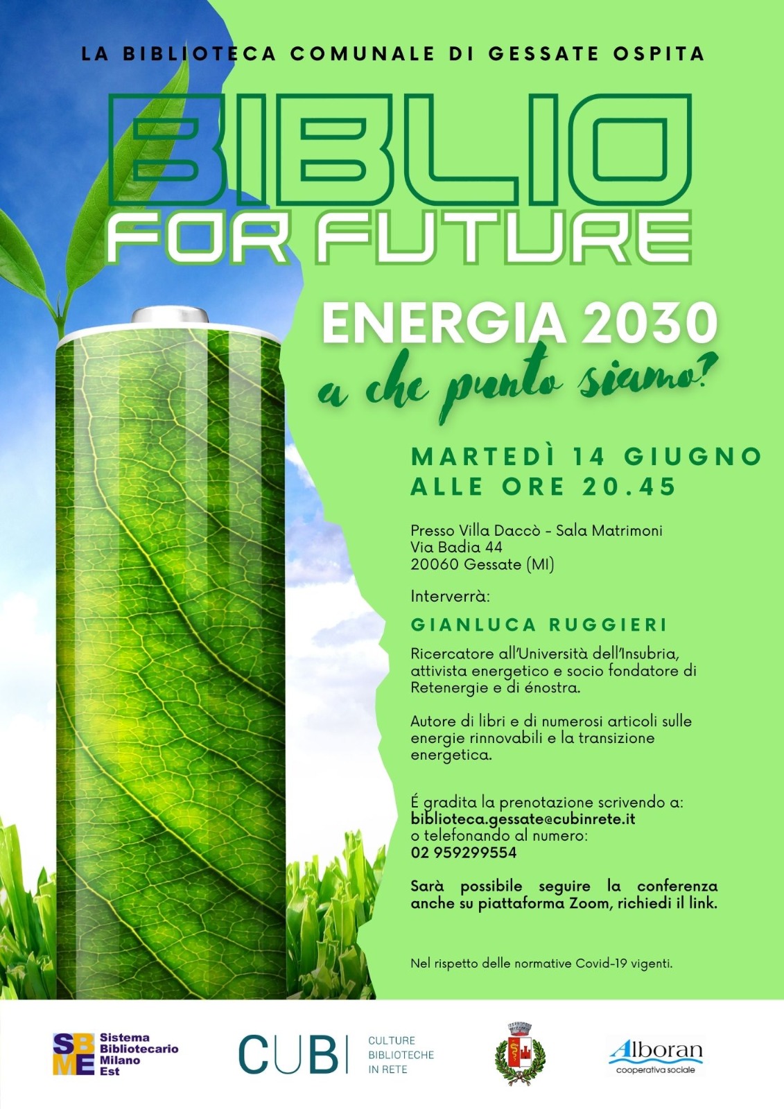 Biblio for Future - Energia 2030 a che punto siamo?