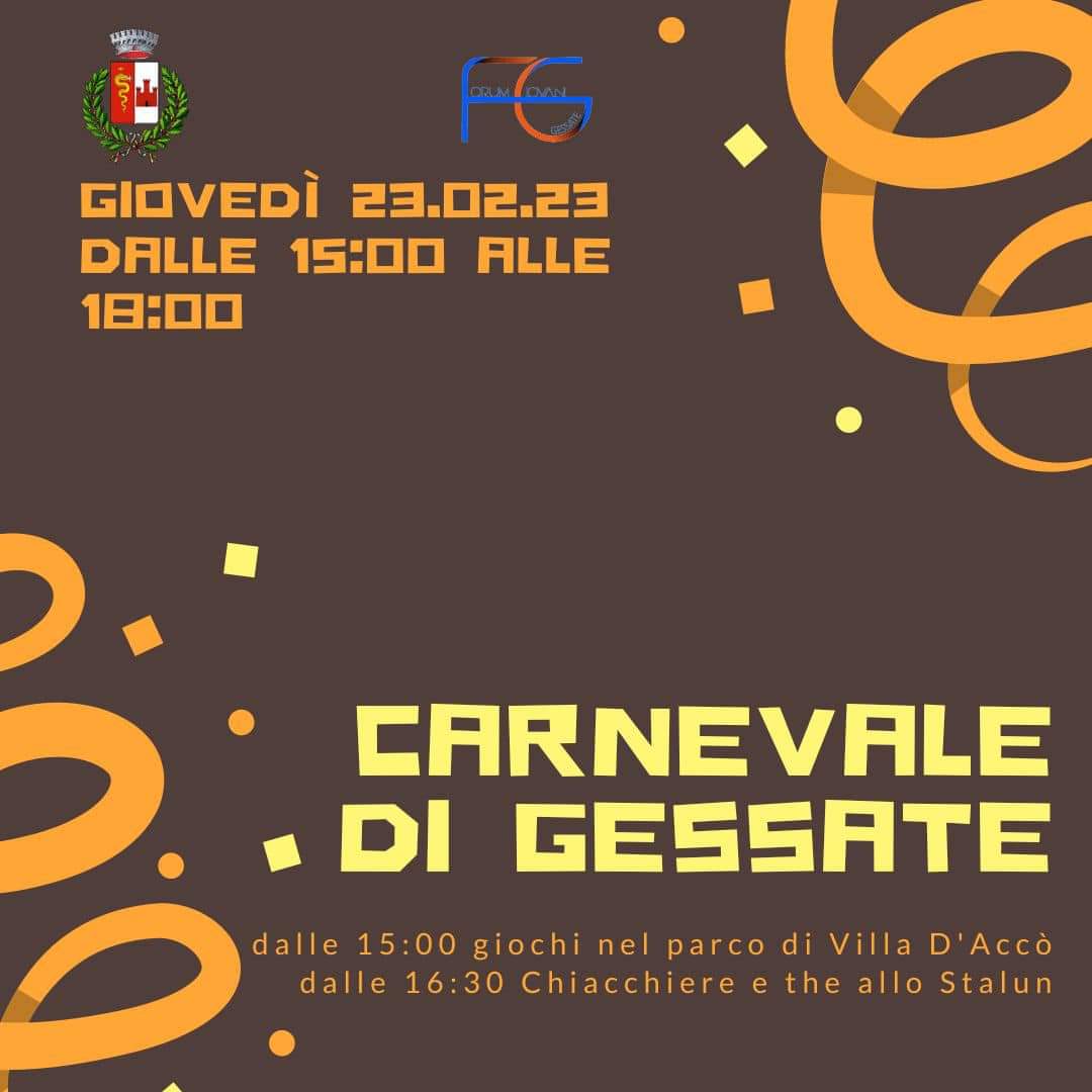 Carnevale di Gessate _ Forum Giovani