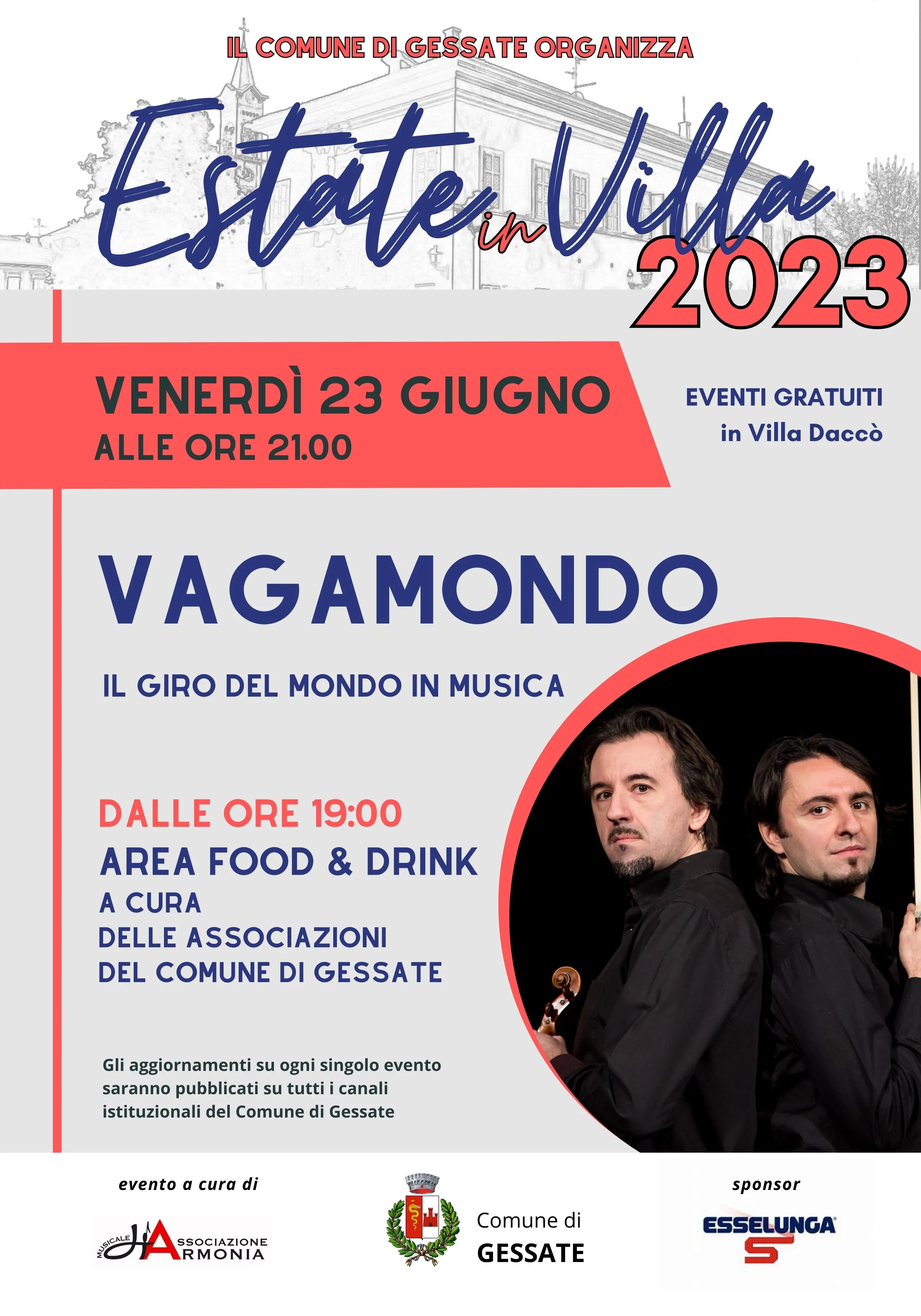 Estate in Villa 2023- Concerto Vagamondo - Il giro del mondo in musica 