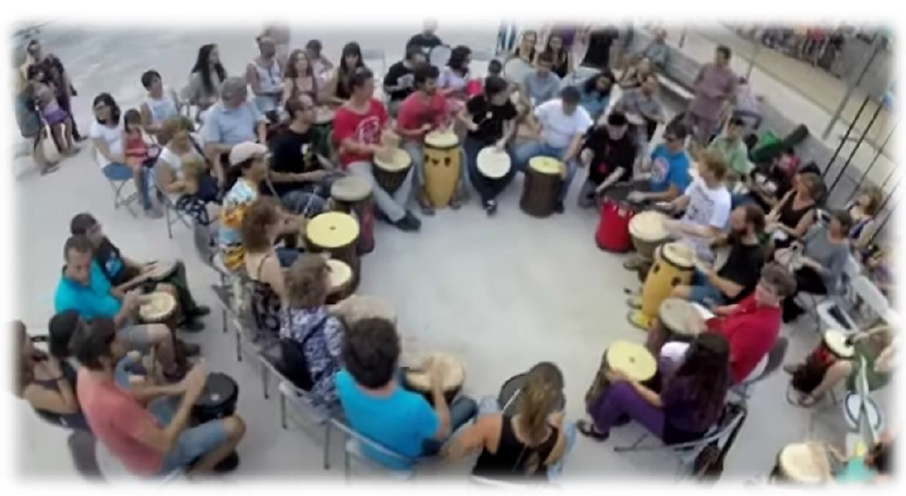 Drum Circle - Cerchio dei tamburi in festa a Gessate