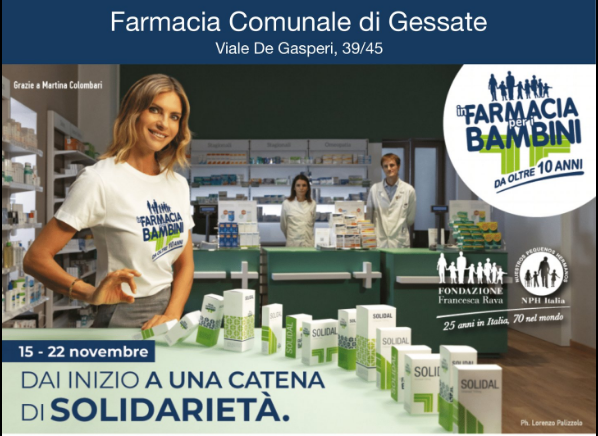 In Farmacia per i Bambini - Dai inizio a una catena di solidarietà