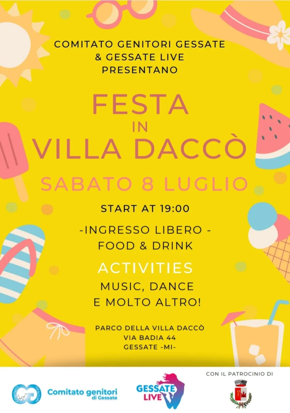 Festa in Villa Daccò 