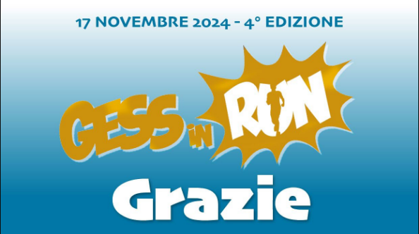 GRAZIE! Un risultato che parla di cuore e solidarietà per la Gess in Run!