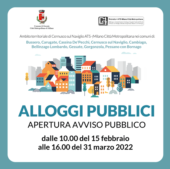 Assegnazione alloggi pubblici anno 2022 - Graduatoria definitiva