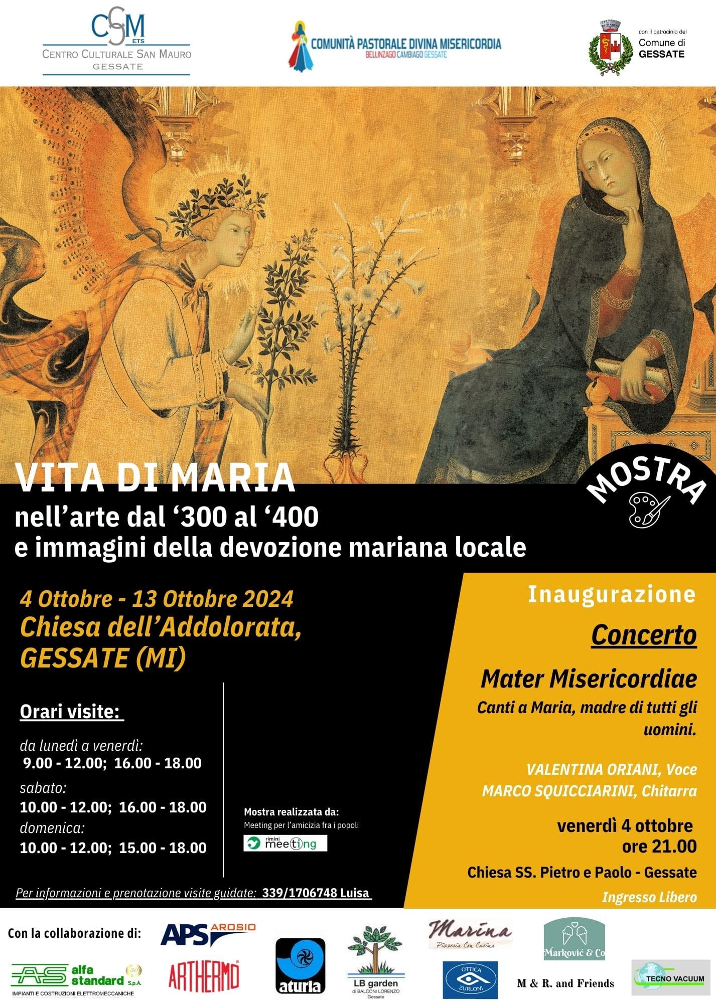 Mostra a cura del Centro culturale San Mauro