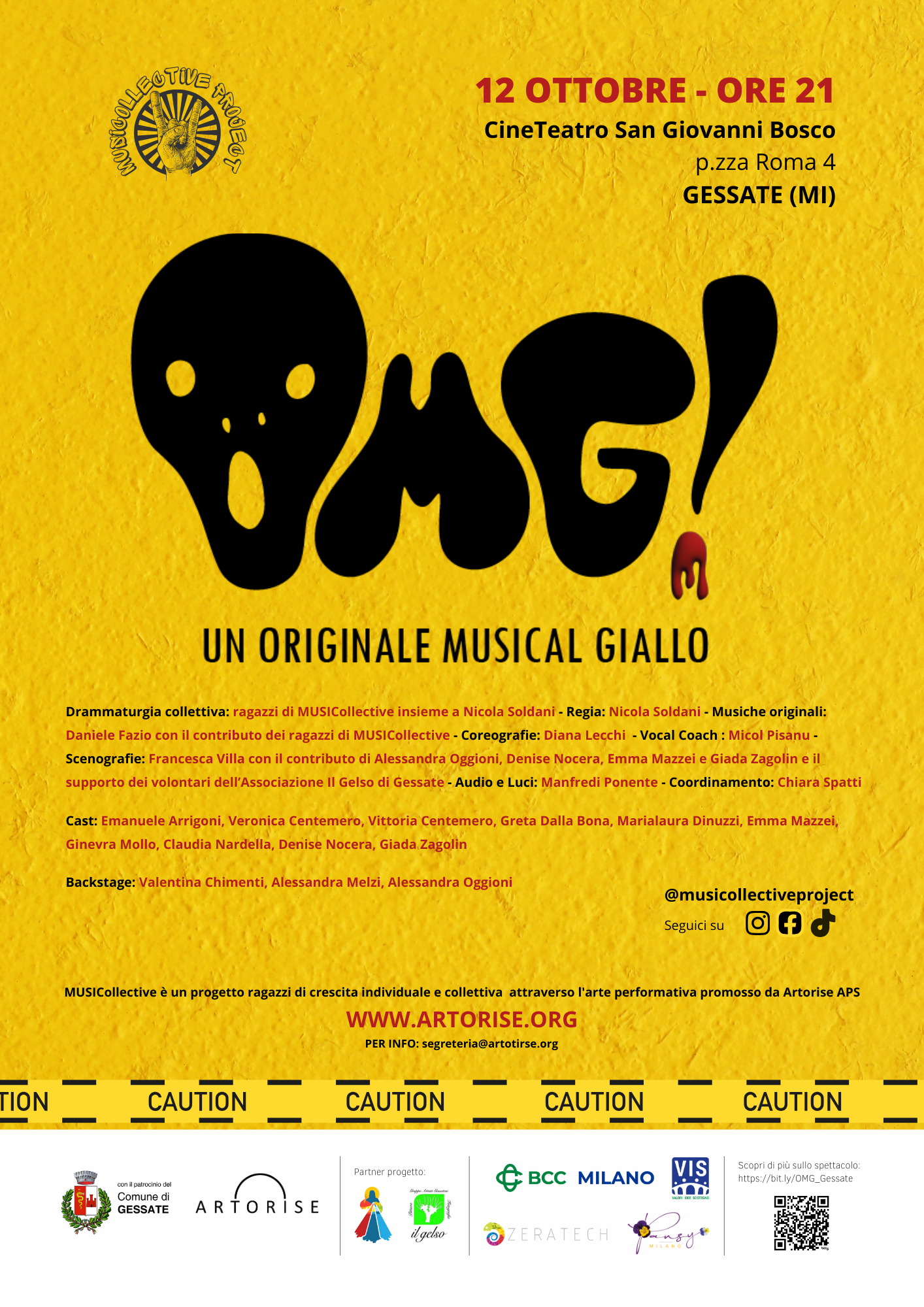 Spettacolo teatrale OMG! Un Originale Musical Giallo