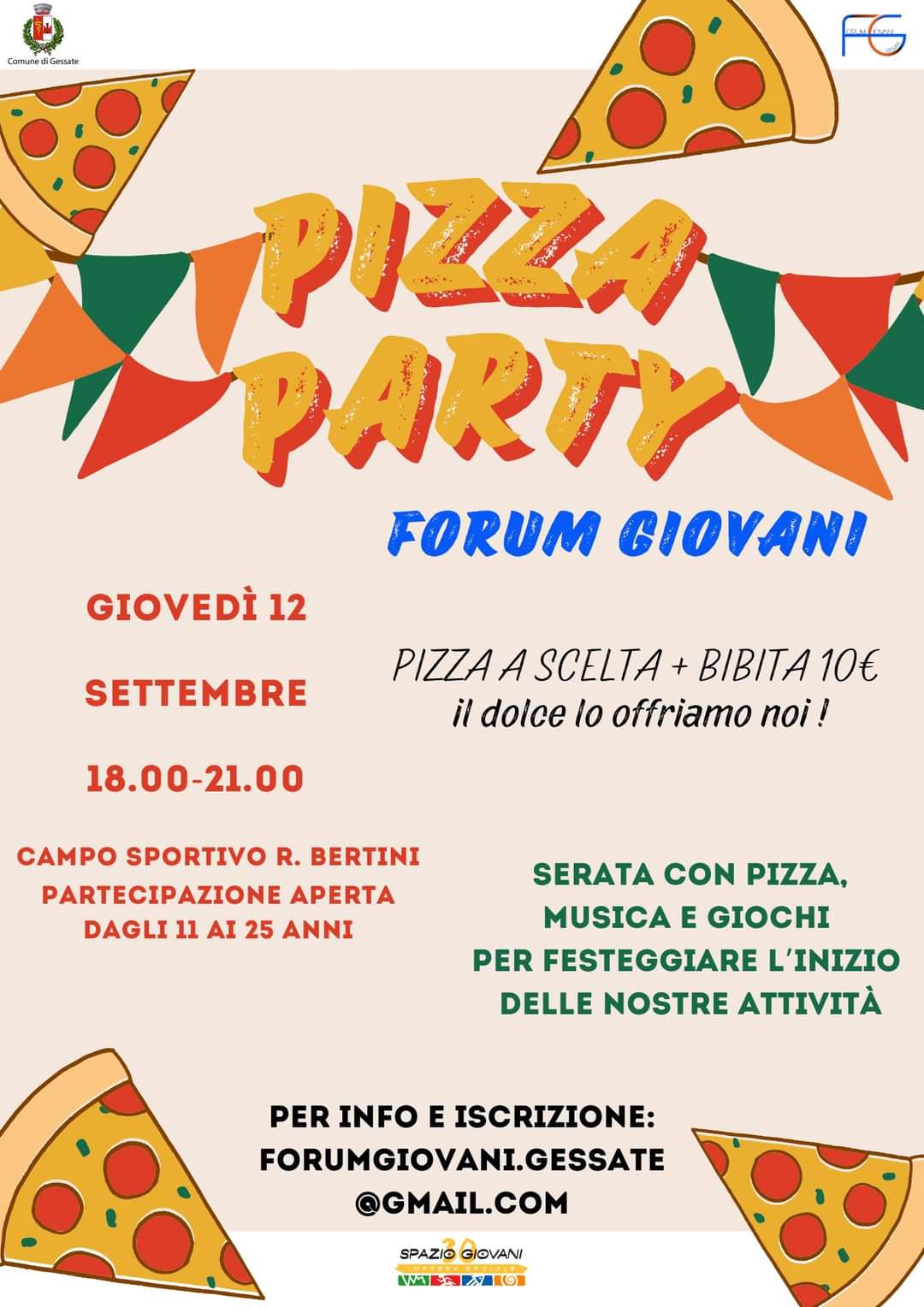 Pizza Party Forum Giovani