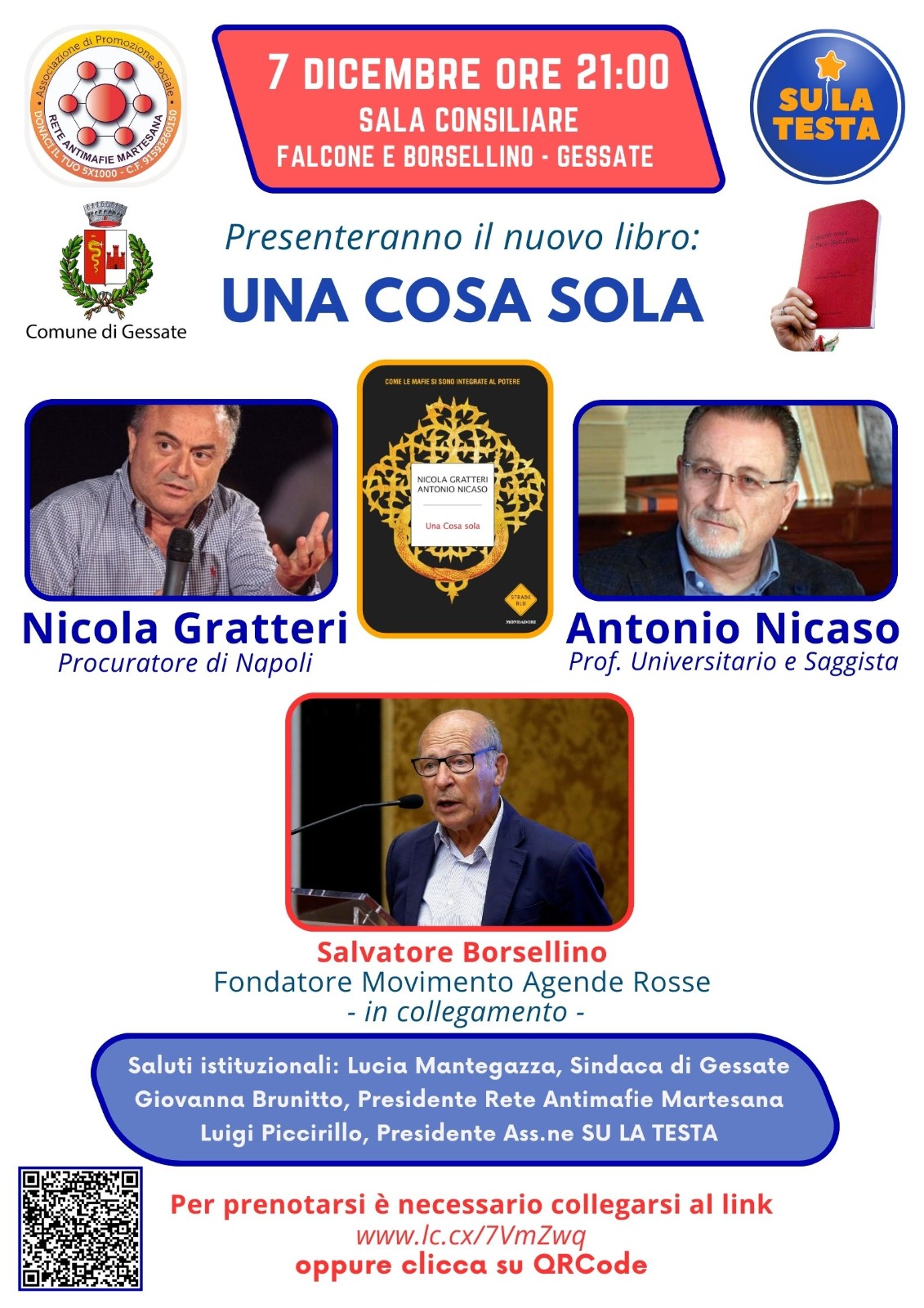 Presentazione del libro “Una Cosa Sola” 