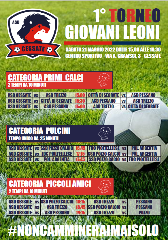 1° torneo calcistico Giovani Leoni 