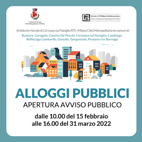 Assegnazione alloggi pubblici anno 2022 - Graduatoria provvisoria