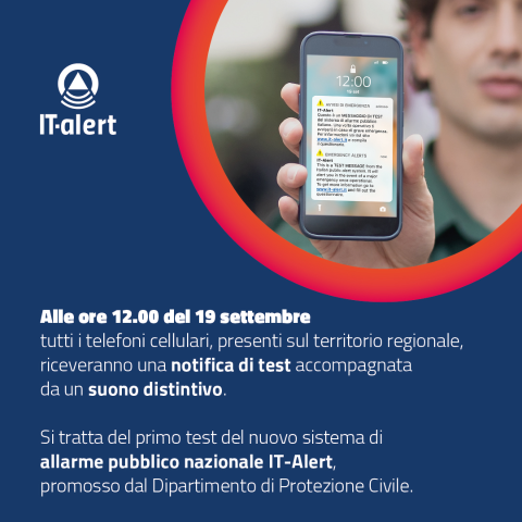 Test IT-alert Regione Lombardia: 19 settembre 2023 ore 12.00