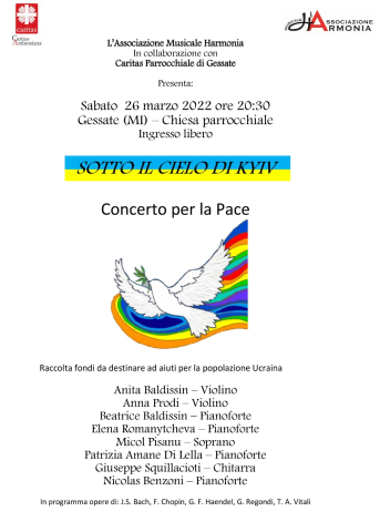 Sotto il cielo di Kyiv - Concerto per la Pace