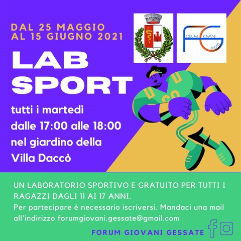 Forum giovani- Laboratorio Sportivo