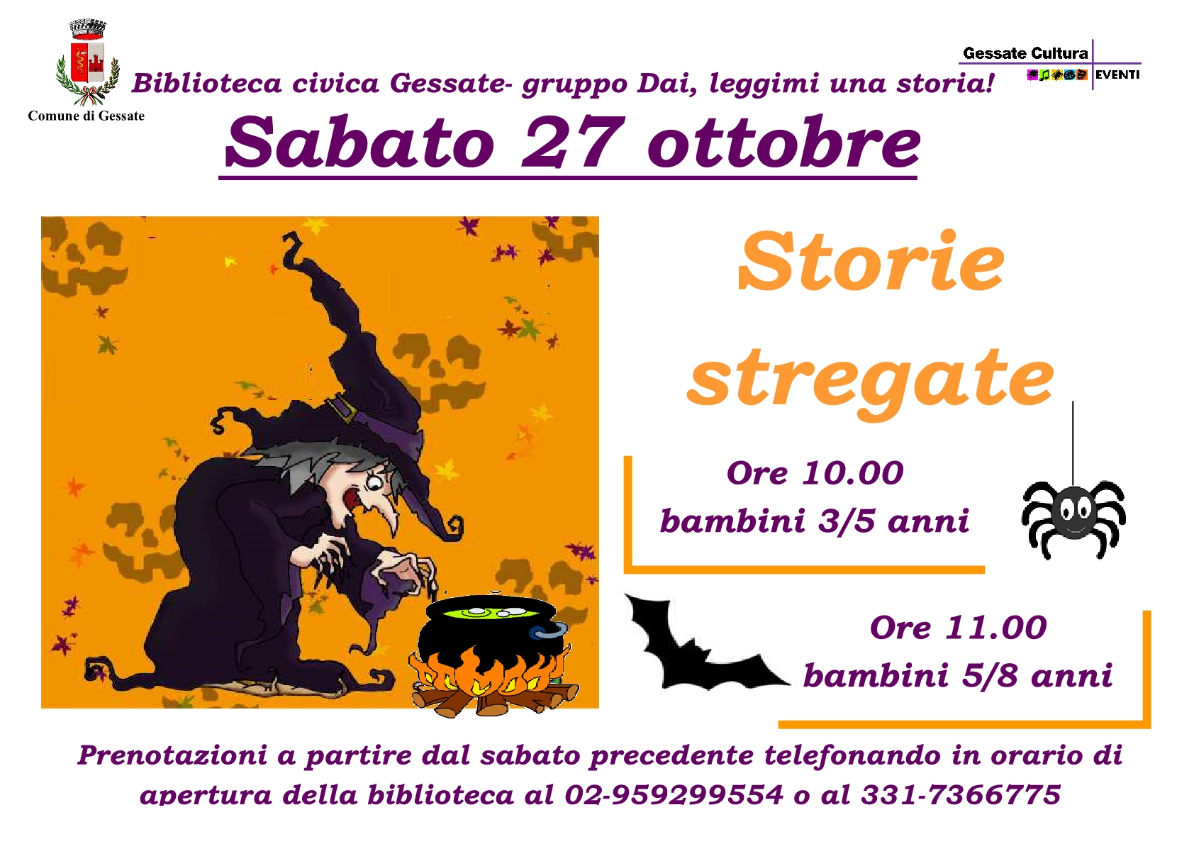 Storie Stregate c/o Biblioteca
