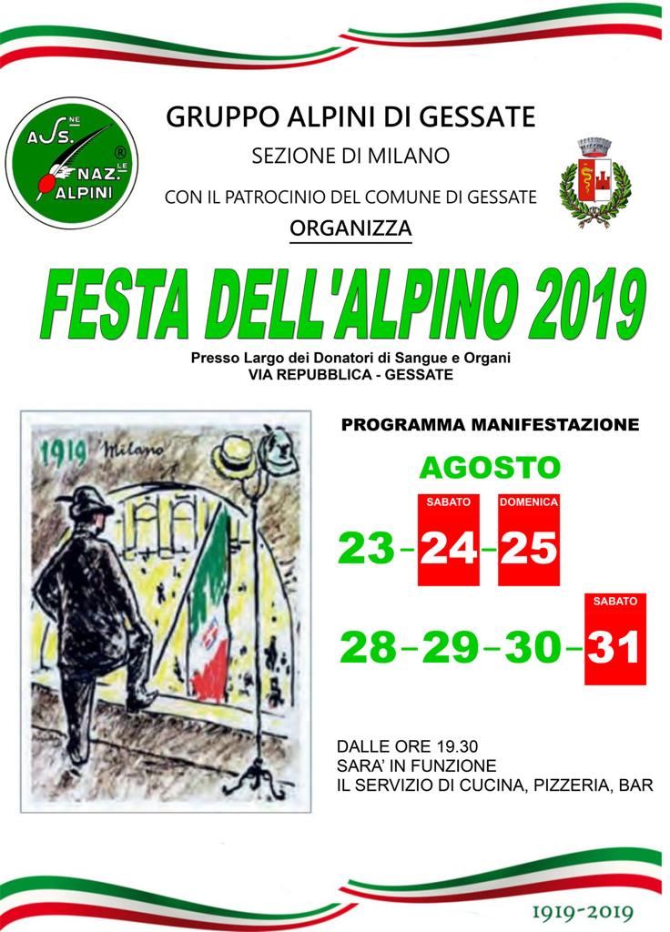 Festa dell'Alpino, primo weekend