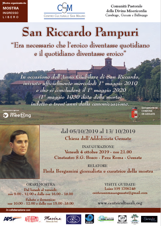 Mostra: "San Riccardo Pampuri"