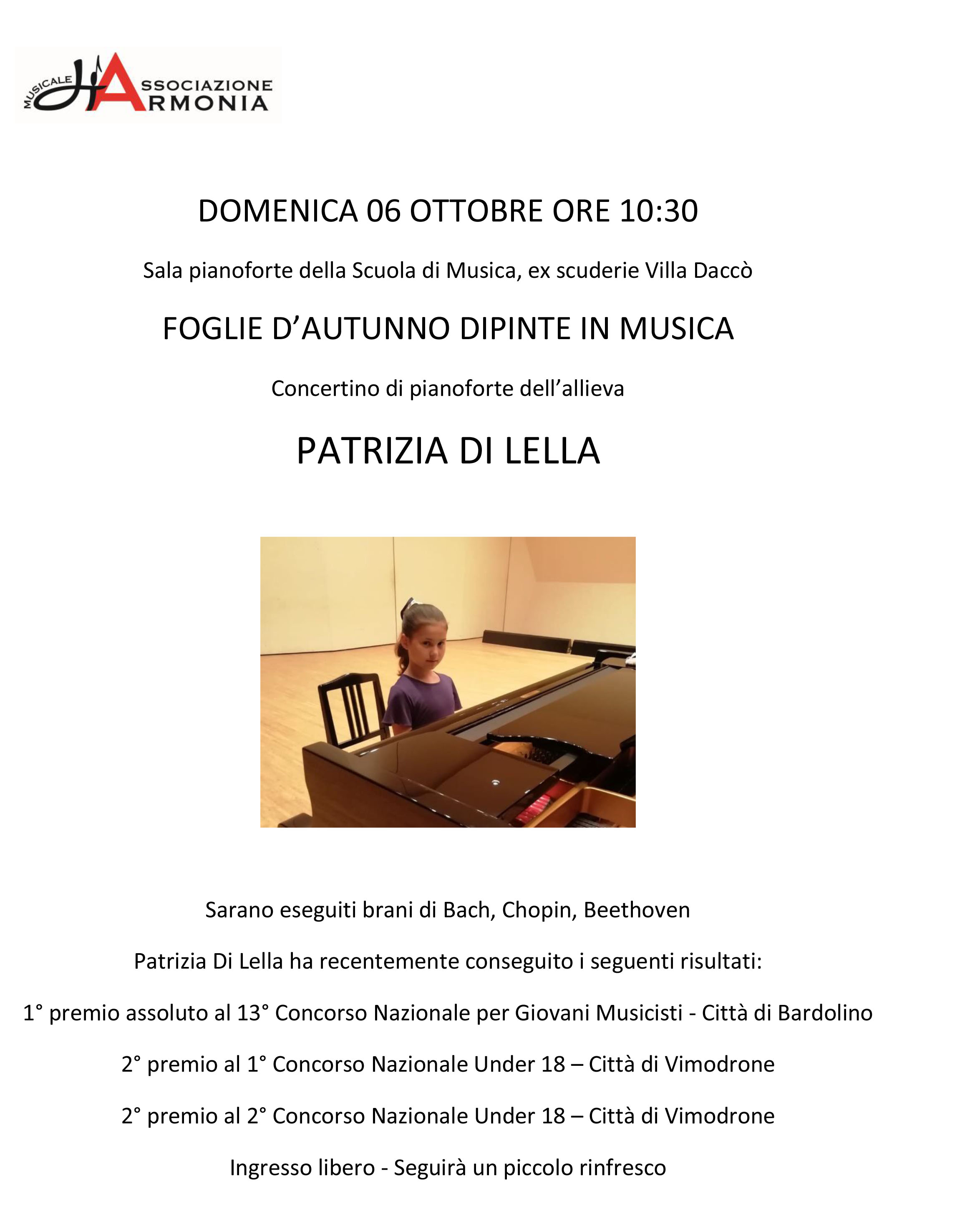 Concertino di pianoforte