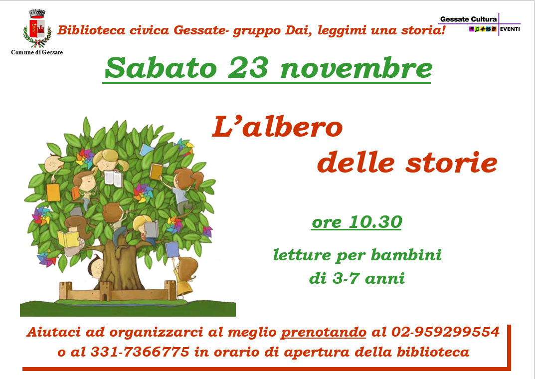 Letture per bambini: l'albero delle storie 