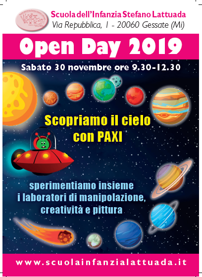 Open day Scuola Infanzia Stefano Lattuada 