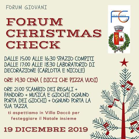 Forum Christmas Check