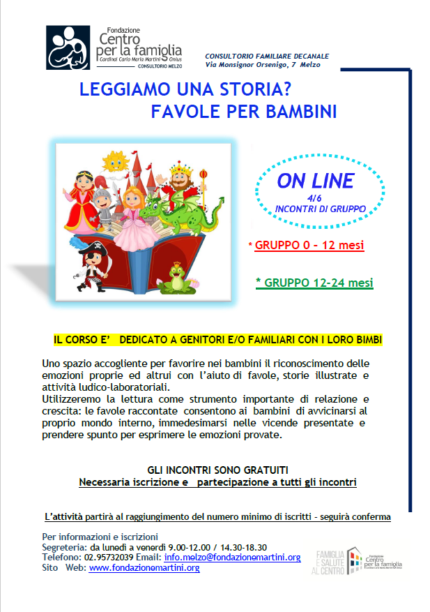 Leggiamo una storia? Favole per bambini