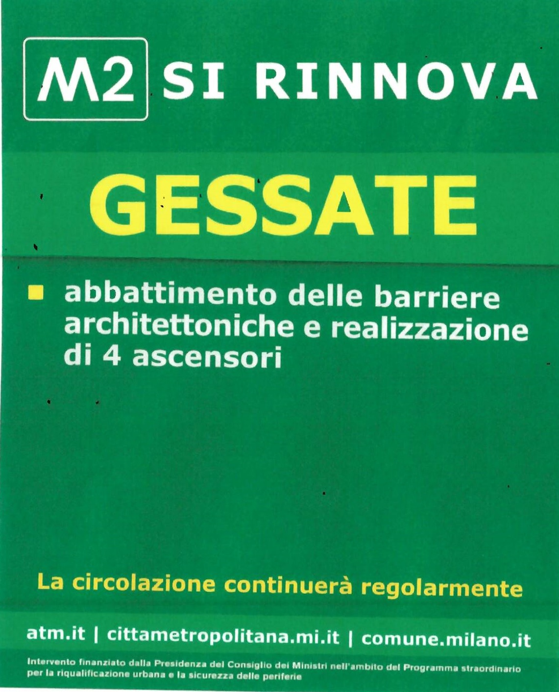 Lavori di riqualificazione della Stazione della Metropolitana