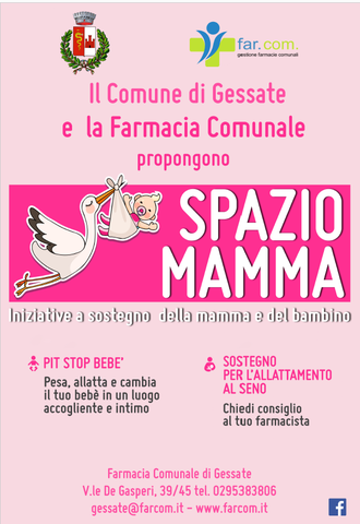 Spazio mamma - Iniziative a sostegno della mamma e del bambino