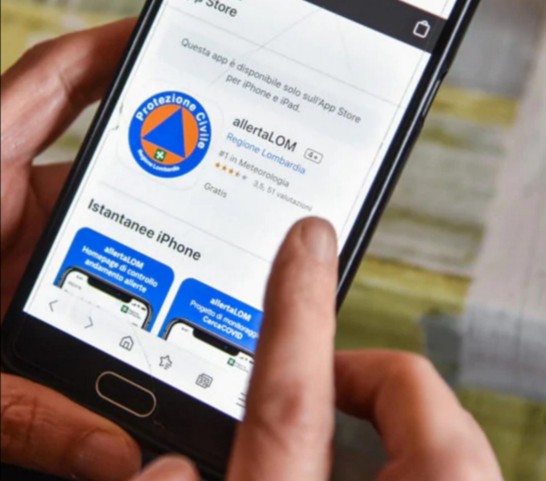 Aggiornamento APP Protezione Civile - AllertaLOM - Comunicato N° 61