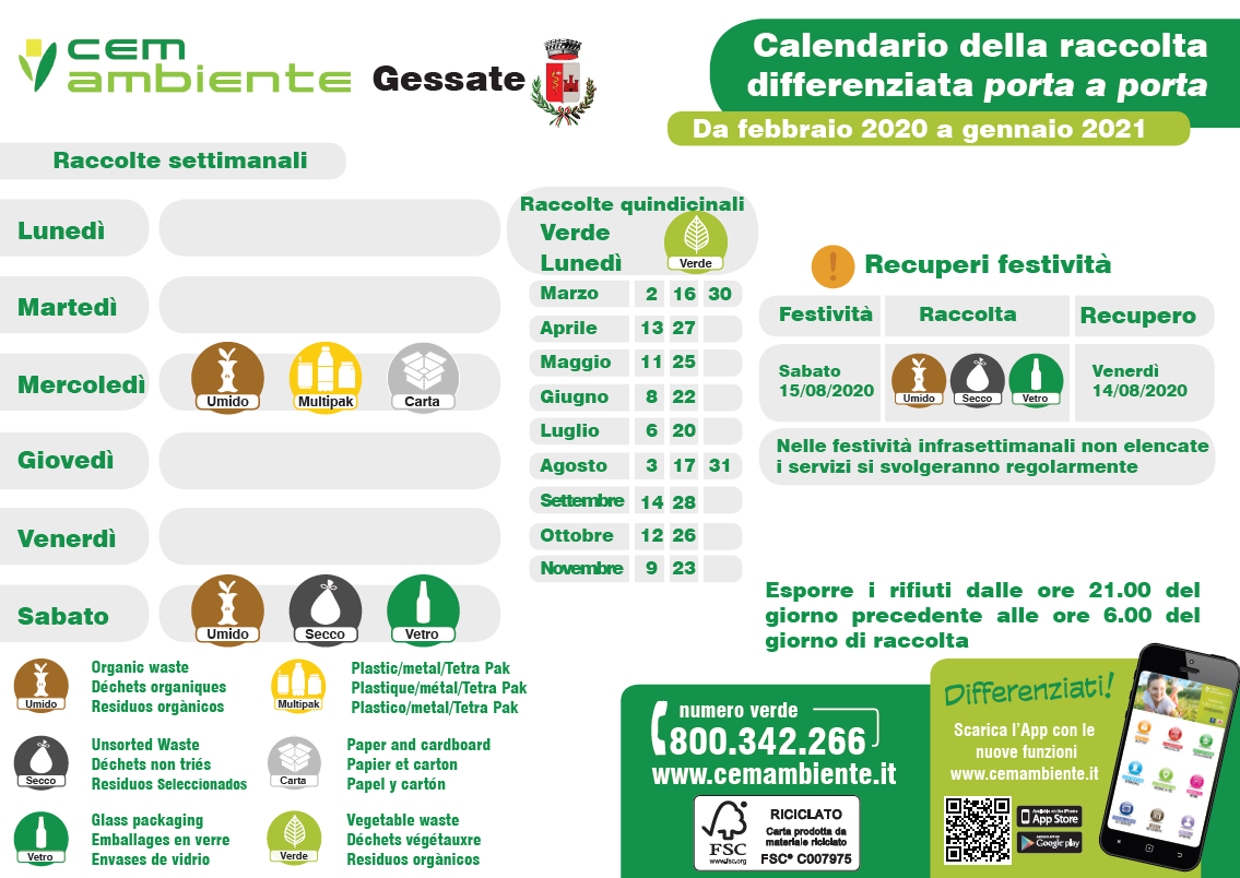 Raccolta del verde 