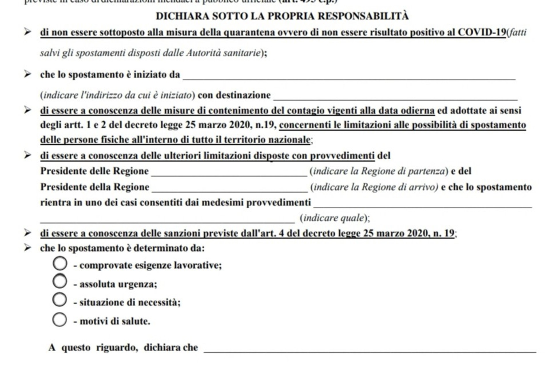 Nuovo Modulo Autodichiarazione Per Spostamenti Dal 4 Maggio 2020 Comune Di Gessate
