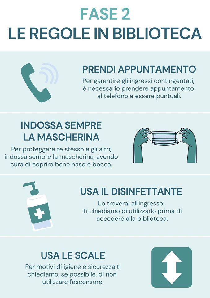 Riapertura Biblioteca Comunale dal 29 maggio 2020 - Comunicato N° 81