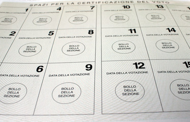 Tessera elettorale 