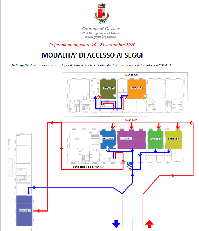 Come accedere ai seggi nel rispetto delle misure per il contrasto emergenza Covid - 19