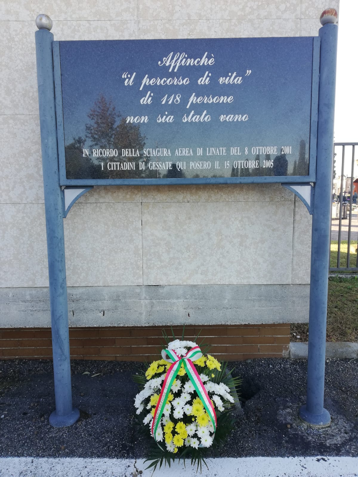 19° Anniversario Tragedia di Linate 