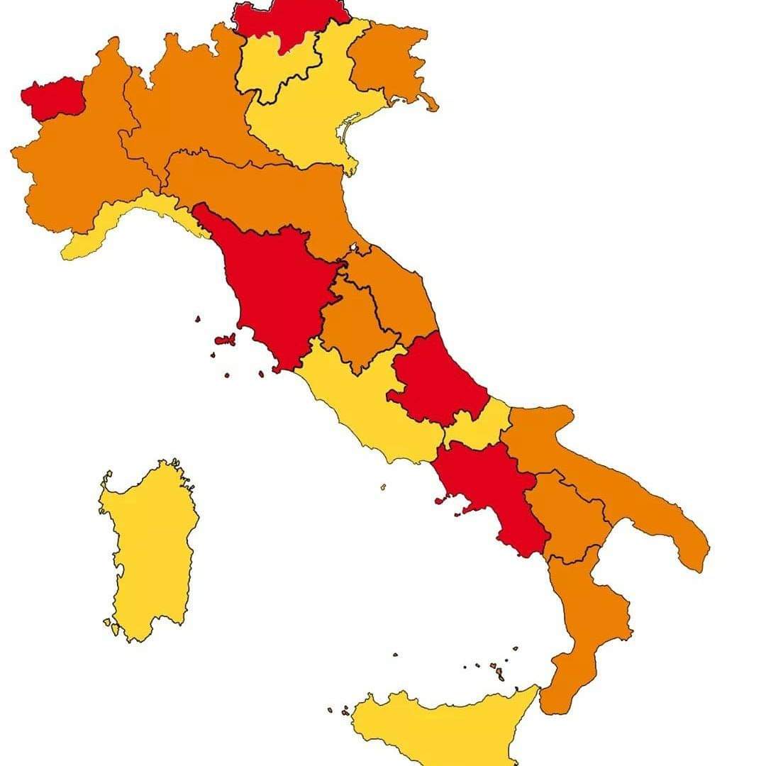 Ordinanza Ministero della Salute - Lombardia "Area Arancione" in vigore dal 29 novembre - Comunicato n°91