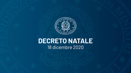 Decreto Legge 18 dicembre 2020, n. 172   - Ulteriori disposizioni urgenti per fronteggiare i rischi sanitari connessi alla diffusione del virus COVID-19. Comunicato N° 96