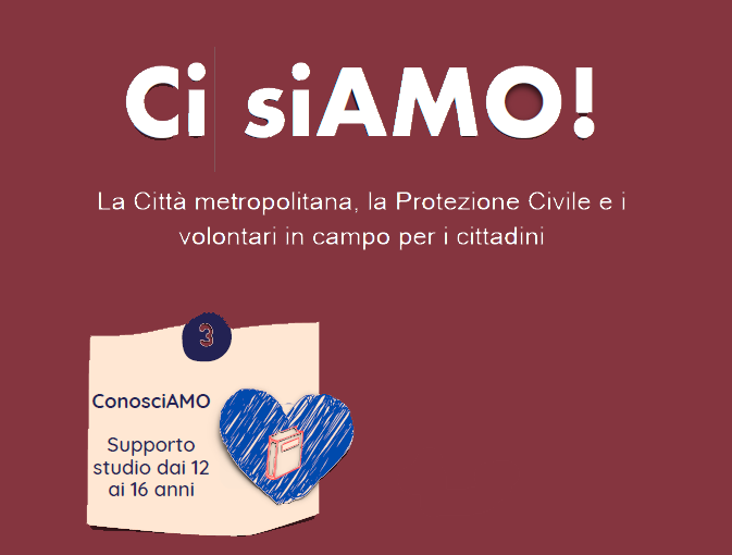 ConosciAMO. Supporto allo studio dai 12 ai 16 anni.  