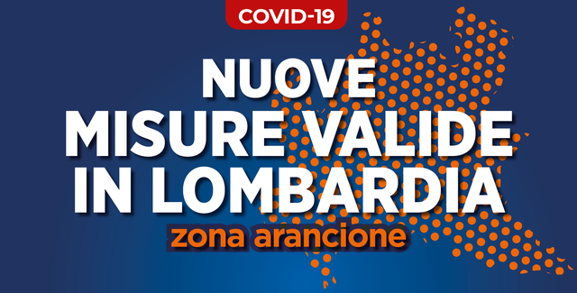 Lombardia in zona arancione dal  24 gennaio 2021-  Comunicato N° 100 