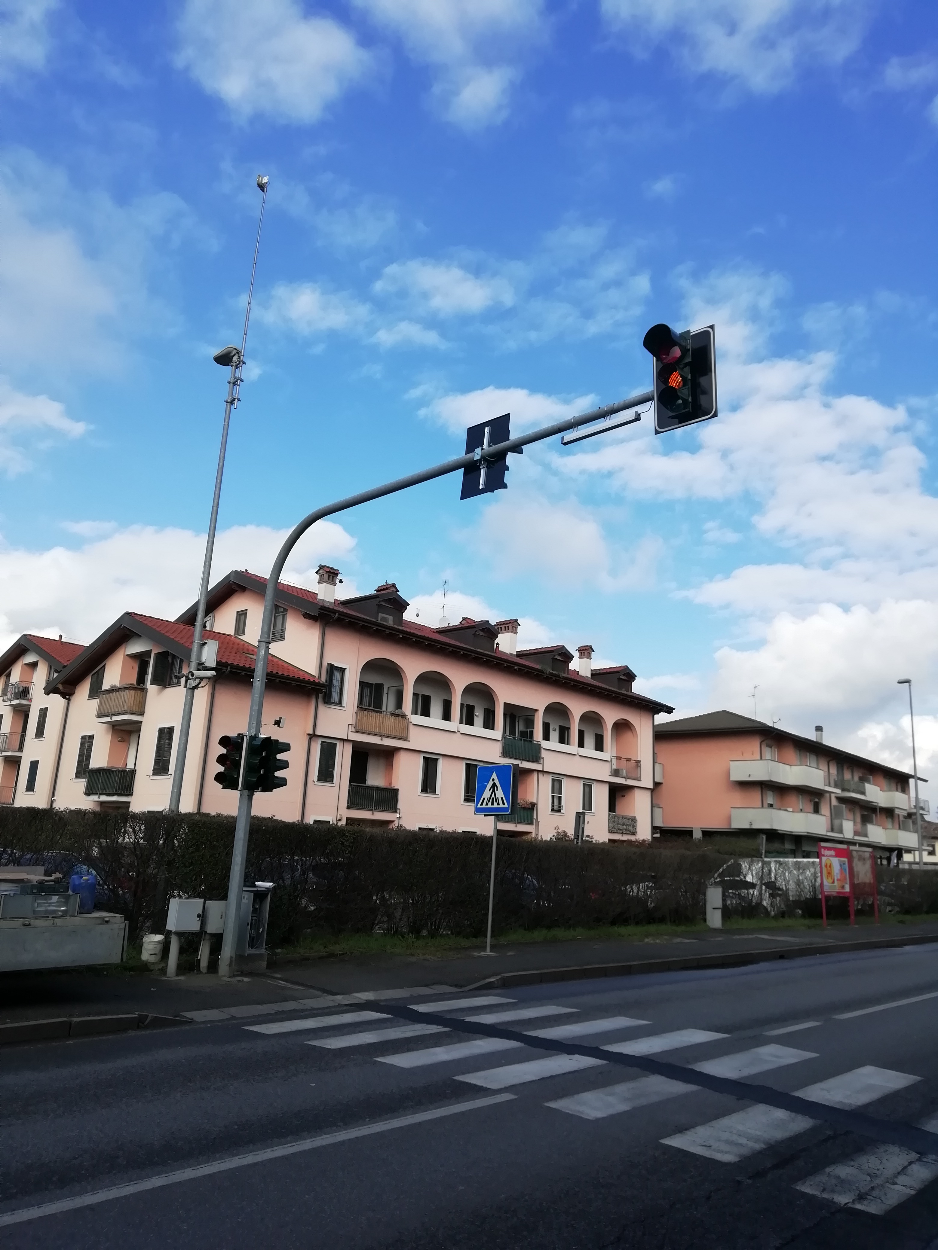 Nuovo Semaforo Pedonale Villa Fornaci