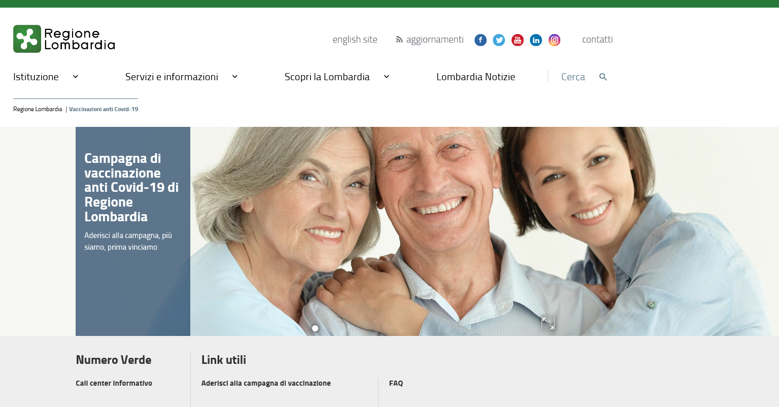 Campagna di vaccinazione anti Covid-19 over80. 
