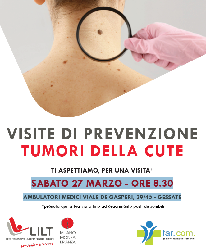 Farmacia Comunale - Visite di prevenzione tumori della cute