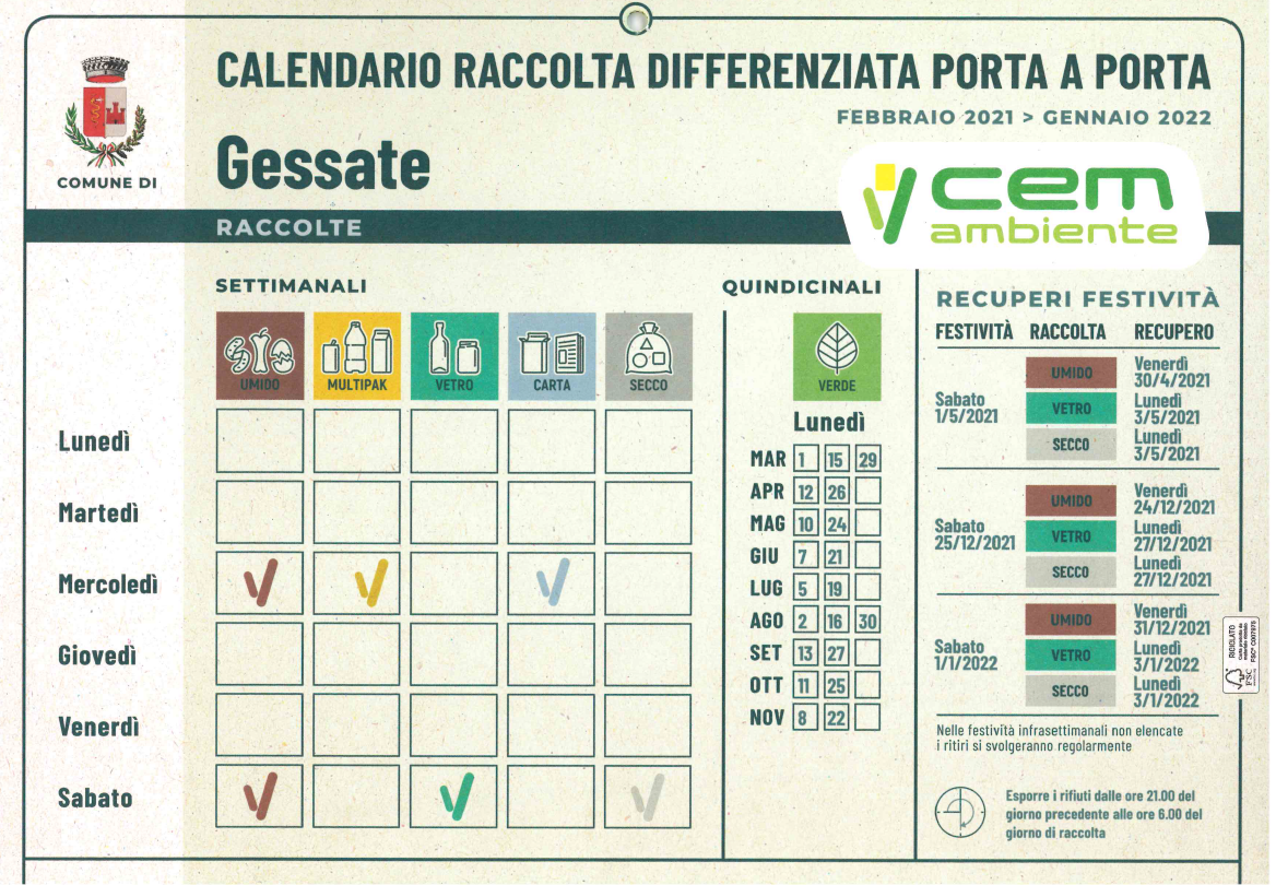 Cem Ambiente Spa - Sciopero generale settore igiene ambientale proclamato per il giorno mercoledì 30 giugno 2021