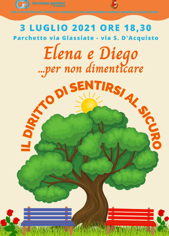 Elena e Diego...per non dimenticare. Il diritto di sentirsi al sicuro