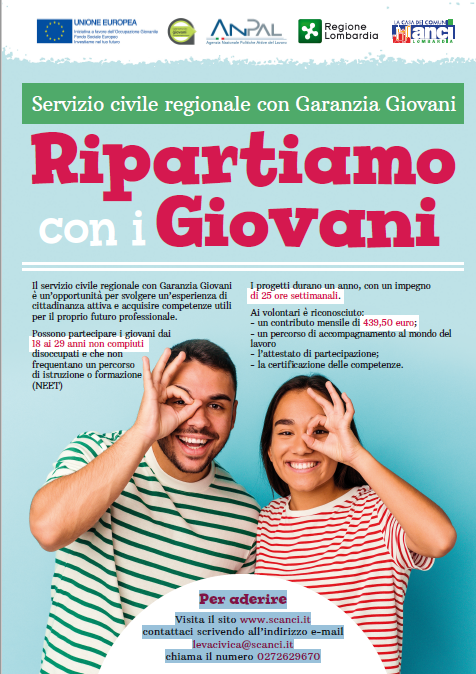 Servizio civile regionale con Garanzia Giovani.