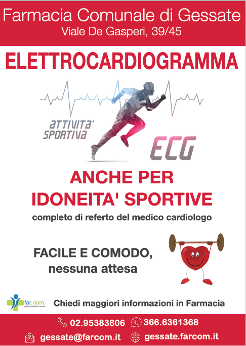 Servizi in farmacia:  ECG (telemedicina) e stampa GREEN PASS  